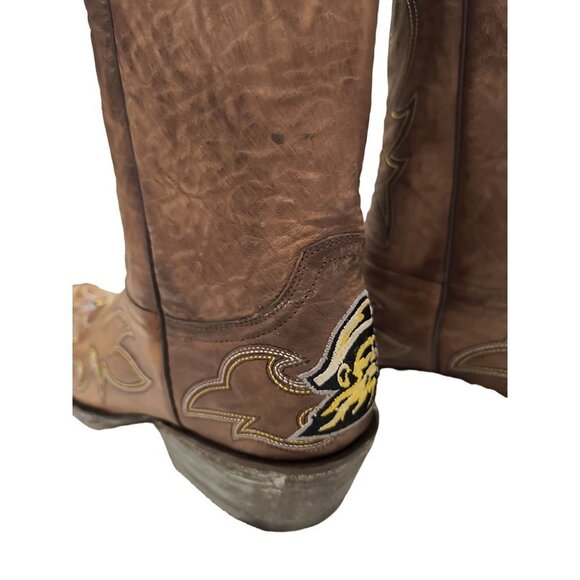 NCAA Appalachian State Mountaineers Embroidered Distressed Men's Gameday Boots - Picture 8 of 14